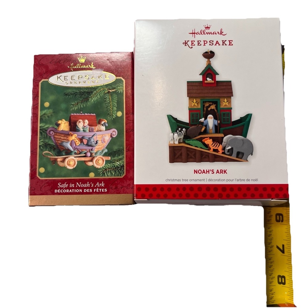 Hallmark Keepsake Ornaments Noah's Ark And Safe In‎ Noah's Ark Nib